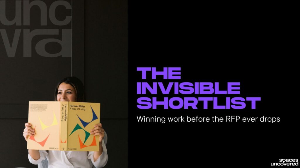 The invisible shortlist, winning work before the RFP ever drops